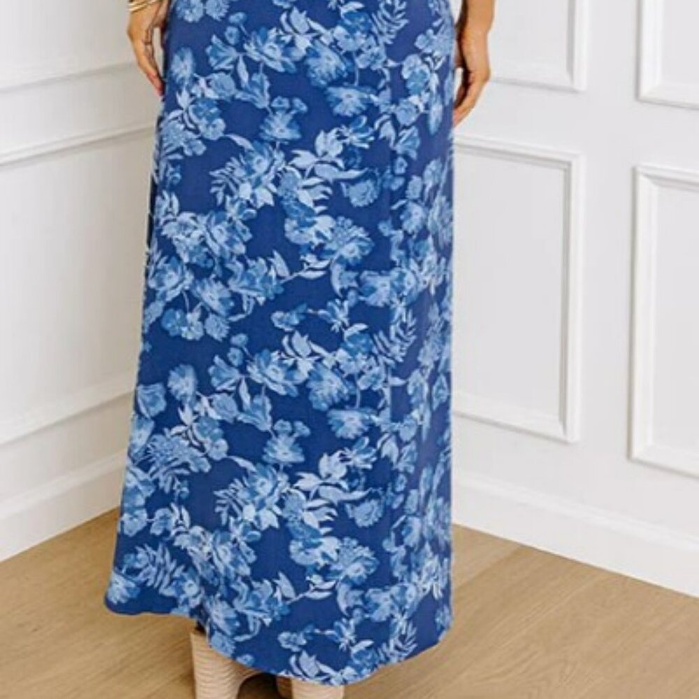 Small Town Charm Floral Maxi Dress Curves